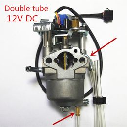 Carburetor double tube with 24BYJ48 step motor 12V DC fits Yamaha MZ80 148F 144F inverter generator carburettor genset