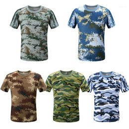 Running Jerseys Student Training T-shirt Male Summer Camouflage Short-sleeved Uniform Camp Quick-drying