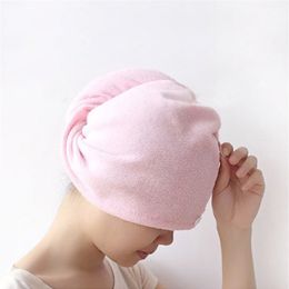 Dry Hair Towel Microfiber Dry Hair Caps Soft Comfortable Lady Bath Caps Individually Wrap Quick Shower Cap 100pcs T1I3100