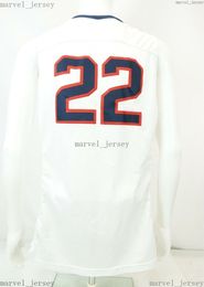 Stitched Custom Gonzaga Bulldogs #22 Basketball Jersey White Men Women Youth XS-5XL