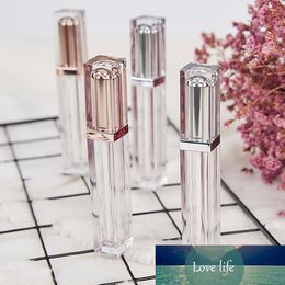 7.5ml Acrylic Square Cosmetic Lip Gloss Lip Glaze Labial glair Refillable Bottles Rose Gold/Silver Makeup Lipstick Lip Balm Tube