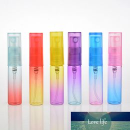 20pcs/lot 5ml Colorful empty Glass Perfume Bottle 5cc Refillable Mist Spray Bottle Travel Atomizer cosmetic containers