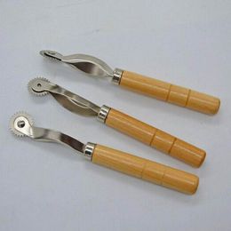 Hand Tools Sewing Kit With Wood Handle Practical Serrate Pattern Tracer Tracing Wheel Tailor Stitch Marker