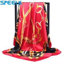 12Pcs/set Belt Pattern Square Scarf Women Artificial Silk Scarves Lady New Shawl and Wrap Spring Summer Scarf Bib Wholesale