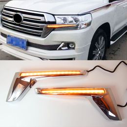 1 set For Land Cruiser LC200 FJ200 2016 2017 2018 2019 2020 Front Grille LED Dynamic Turn Signal Light Car Led Signal Light