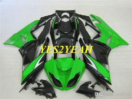 Injection Fairing body kit for KAWASAKI Ninja ZX6R 09 10 12 ZX 6R 636 2009 2010 2012 Green black Fairings bodywork KA14