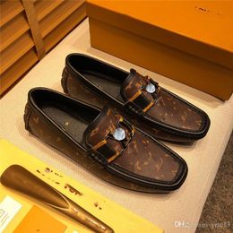 Occident Mens Genunine Suede Leather Leopard Loafers Slip On Dress Casual Shoes 