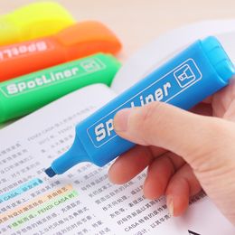 Marcador criativo Fluorescente Caneta Pen Cor Pen Mark PENS Set Inclined Estudantes Realce Linha