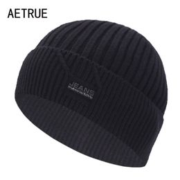 Brand Skullies Beanies Men Winter Hats For Men Cap Winter Knitted Hat Male Bonnet Homme Mask Solid Women Winter Beanie Hat Cap Y201024