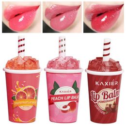 drink lip Canada - 4 Color Lip Balm Ice Cream Drink Bottle Lipstick Temperature Color Changed Moisturizing Korean Cosmetics Long Lasting Lip Balm