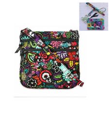 Cartoon cotton Messenger bags shopping bags match with id set