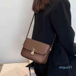 Shoulder Bag Fashion Female Leather Crossbody Ladies Square Shape Brand Design