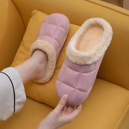 Moipheng Slippers Women Warm Winter Indoor Shoes Women Colourful Furry Slides for Women Soft Lover Shoes Plus Zapatos De Mujer Y1125