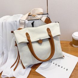 HBP Women Canvas Handbags Messenger Bag Luxury Designer Large Capacity Casual Travel Tote Bag Female Crossbody Bags for Girl Sac New