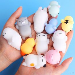 Subhishy Min Change Color Cute Lindo Toy Cat Party Antistress Ball Squeeze Mochi Rising Abre -Soft Sticky Stress Alivio Funny Gift Toy