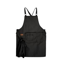 2019 New Arrival Unisex Aprons Women Men Adjustable Kitchen Aprons for Cooking Baking Restaurant Cooking Sleeveless Aprons Y200103