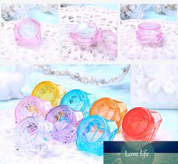5 PCS Refillable Bottle Cosmetic Jar Plastic Empty Makeup Jar Pot Travel Face Cream/Lotion Cosmetics Container Makeup Pot