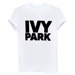 Women's T-shirt 100% Cotton New Summer Ivy Park Women t Shirt Cotton Casual Funny Loose White Black Tops Tee Hipster Street Short Sleeve Woman Shirts