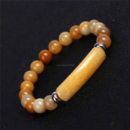 Fashion bridge Gemstone beaded Natural stone bracelet Tiger eye Agate bracelets strands for women men fashion jewelry will and sandy gift