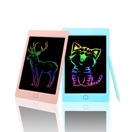 Renkli iş 10 inç LCD yazma tablet, 8.5 inç dijital doodle tahtası, elektronik yaratıcı çizim ewriter ped ev okul ofisinde