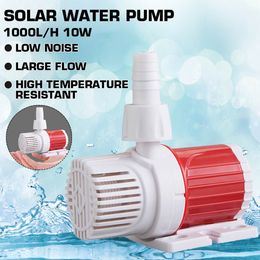 DC-02B Multifunctional Aquarium Solar Water Pumps Tank Pond Pool Fountains Pump Waterproof Submersible Fish Pond Water Pump Y200922