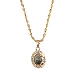 Russia Blessed Virgin Mary Pendant Necklaces Catholicism Orthodox Church Ukraine Jewellery