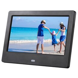 7 Inch Lcd Widescreen Hd Led Electronic Po Album Digital Po Frame Wall Advertising Machine Gift po frame digital 201211