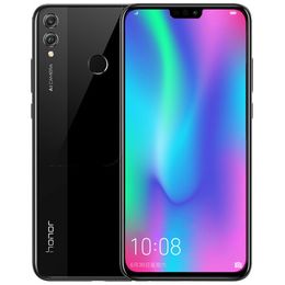 Original Huawei Honour 8X 4G Cell Phone 4GB RAM 64GB 128GB ROM Kirin 710 Octa Core 6.5" Full Screen 20MP AI Fingerprint ID Smart Mobile Phone