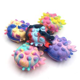 Zabawki nowe fidget wielkanocne krab Bubble Ball Silikon 3D Dekompresyjne zagadki muzyczne zabawka