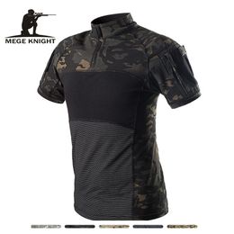 MEGE Camouflage Army T-Shirt Men Summer RU Frog Soldiers Combat Tactical T Shirt Military Force Multicam Tee Camo Short Sleeve LJ200827