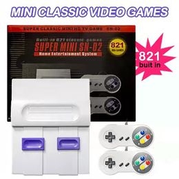 HDTV Video Game Out TV Super Mini SN-02 Console Controller can store 821 games Video Handheld for SFC games consoles controllers