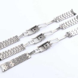 Watchband Solid Stainless Steel Watchband 20mm 22mm Fold Buckle Watch Bracelet for OMG Watch Ocean 300 600 Man 007 AT150 Watchband221Y