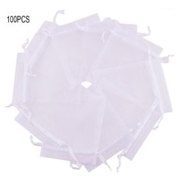 Gift Wrap Drawable Bag Beam Mouth Mesh Packaging Sachet Drawstrings Pouches Wedding Organza1