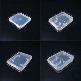 Thicken Protection Case Card Container Memory Card Boxes CF Cards Tool Plastic Transparent Storage Box Mini CF Card Easy To Carry Box