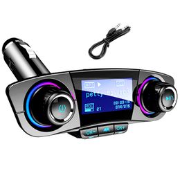 BT06 FM Transmissor 2.1a Carregador de carro Fast Aux Modulador Bluetooth HandsFree Kit Audio Mp3 Player com Smart Charge Dual USB