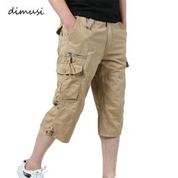 DIMUSI Summer Men's Camo Cargo Man Casual Cotton Military Camouflage Male Sports Breathable Jogger Board Shorts Clothing C1117