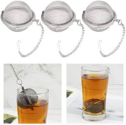 Stainless Steel Tea Pot Infuser Sphere Locking Spice Tea Ball Strainer Mesh Infuser tea strainer Philtre infusor