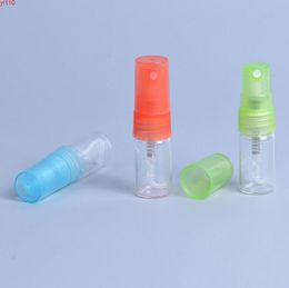 Travel Portable 2ML Colourful Mini Glass Spray Perfume Bottle Atomizer Cosmetic Sample Container LX3699goods