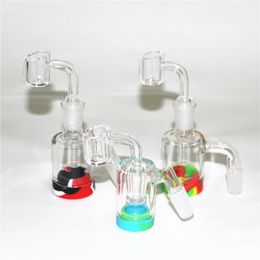 hookahs High Quility Clear Glass Dry Ash Catcher easy to clean tower factory price 4mm quartz banger nail