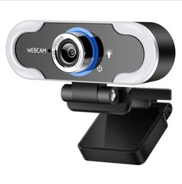 Light Webcam 1080P Full HD Web Camera With Microphone Light Webcam USB Web Cam For PC Computer Laptop YouTube Skype Mini Camera