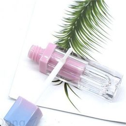 Fade Color Square Lipgloss Tube DIY ABS Plastics Empty Lip Glosses Container Labial Enamel Tubes New Arrival 1 9ld L2