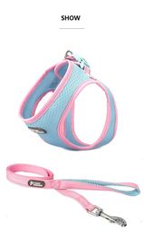 Dog Collars & Leashes Cat Leash Chest Harness Pet Vest Anti-strike And Chain Rope Walking Supplies1