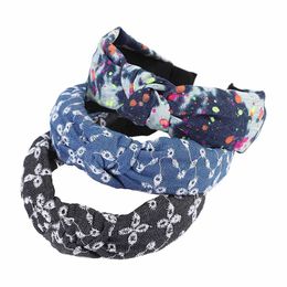 Fabric Headbands For Women Simple Top Knot Girls Hairband Female Hair Accessories Wide Side Hair Band 2021 High Quality