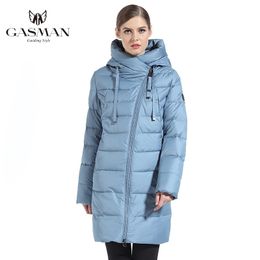 GASMAN Women Winter Jacket Long Winter Thick Coat Women Hooded Down Parka Warm Female Clothes Winter Plus Size 5XL 6XL 180 201120