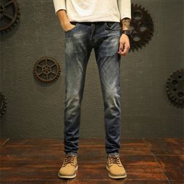 Top Quality 2019 On Hot Sales New Design Men Jeans Stretch Long Pants Free Shipping 201118