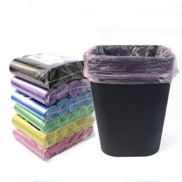 200pcs Household Plastic Garbage Bag Roll Cover Disposable Rubbish Bin Liner Home Waste Trash Storage Container Garbage Bags 201111