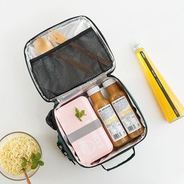 Portable Insulated Warm Cooler Isotherme Thermal Food Picnic for Women Kids Men Thermo Bag Lunch Box 201016