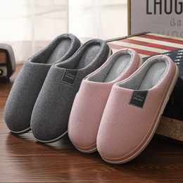 Winter Warm Home Shoes Women Men Lovers Soft House Bedroom Faux Fur Slippers Comfort Flats Plush Indoor Slippers Female VT1526 Y1202