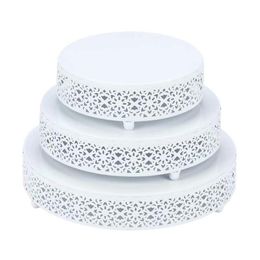 Baking & Pastry Tools Modern Cake Stands Round Stand Cupcake For Baby Shower, Wedding Birthday Party Celebration, White