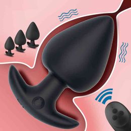 NXY Vibrators 10 Speed Anal Plug Vibrator Male Prostate Massager Butt Plug Anus Vibrating Sex Toy for Men Butt Plug Dildo Masturbador 0105